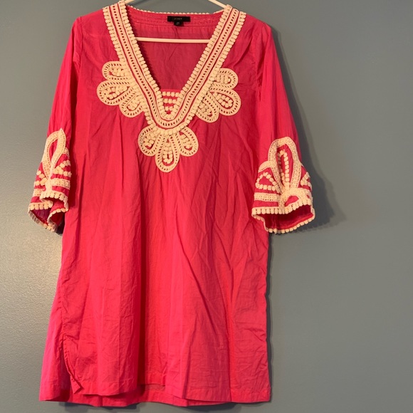 J Crew pink summer midi dress - Picture 3 of 8